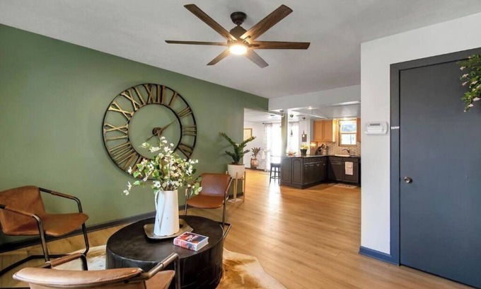 Wichita House | King Estate with attached Mid-Century Apartment & Gym.