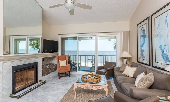 Saint Simons Island Condo | King & Prince Oceanfront North Villa