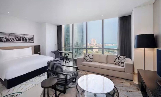 Abu Dhabi Apartment | King Studio With Sea View Near BinSina Pharmacy