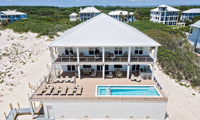 Fort Morgan House | Kiva La Vida Beach House Private Pool Luxury New construction by Prickett Properties