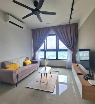 Taman Pertama Apartment | KL View 3BedRoom 2carpark MRT Station Cheras Maluri FreeWifi C41