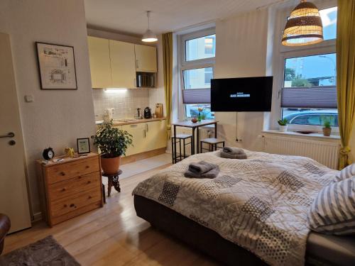Dorstfelder Brucke Apartment | kleines Appartement - zentral, citynah, Stadion, Westfallenhalle