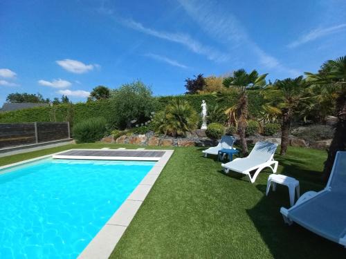 Plouer-sur-Rance House | Kloz Ar Lore - piscine chauffée