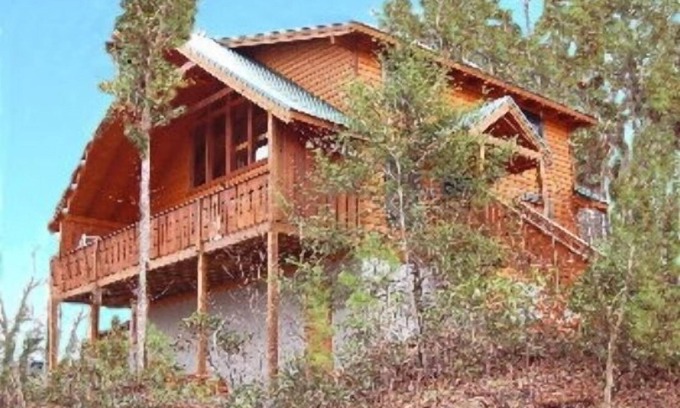 Gatlinburg - Pigeon Forge Cabin | Knotty by Nature Cabin Centrally located between Gatlinburg and Pigeon Forge!