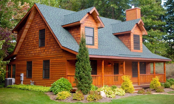Saugatuck Cabin | Knotty Pines Luxury Cabin with Private Hot Tub & Fire Pit - Saugatuck