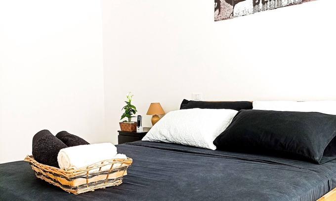 Cabras Apartment | Kolossoi GH - Apartment W/kitchen, living & courtyard