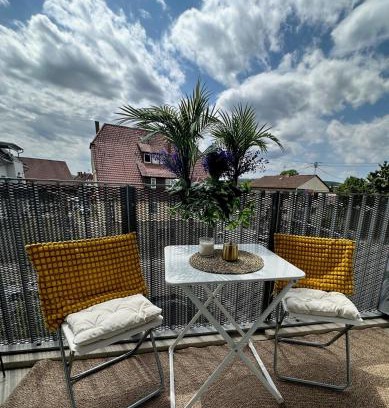 Leinfelden-Echterdingen Apartment | Komfortables, barrierefreies Appartement mit sonnigem Balkon in der Nähe von Flughafen und Messe 30