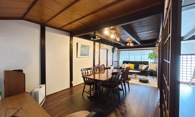 Kurashiki House | Kurashiki station 9 min/Vikan area 300m/160m2/Max9 people/Okayama/Hiroshima/Naoshima/Toshima/Kagawa/Takamatsu/Tamano