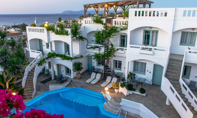 Kato Stalos Hotel | Kurmulis Studios, Studio with Pool View!