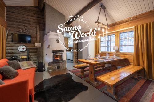 Saariselka Apartment | Kuukkeli Log Houses Aurora Cabin - Jaspis