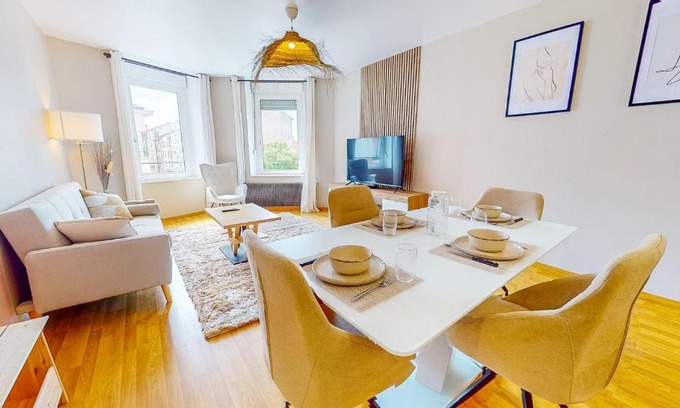 Haussonville-Blandan-Mon Desert-Saurupt Apartment | L'Écrin Cozy - Nancy Thermal - cité judiciaire 4 personnes