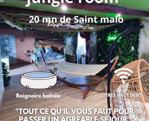 Saint-Pierre-de-Plesguen Apartment | L'évasion jungle