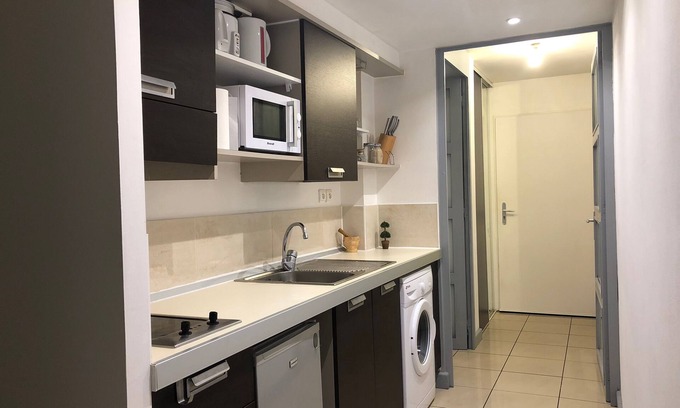 Cap Champagne Apartment | L'Abri- Côtier pleasant T2 150m from the beach