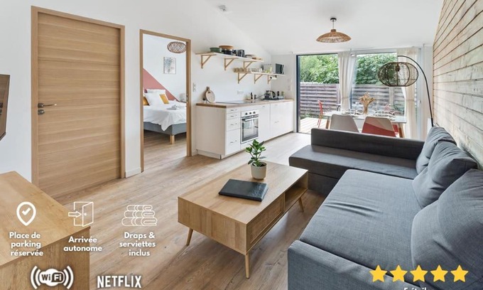 Gorges Apartment | L'Annexe - Maison cosy au calme avec jardin