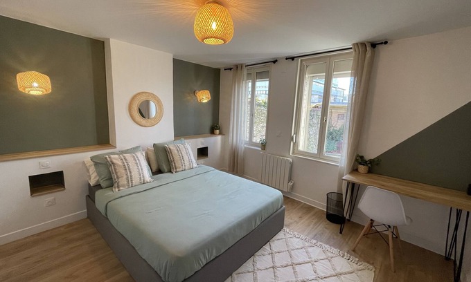 Douai Apartment | L'Appartement Green Wood ★T2 cosy hyper center ★