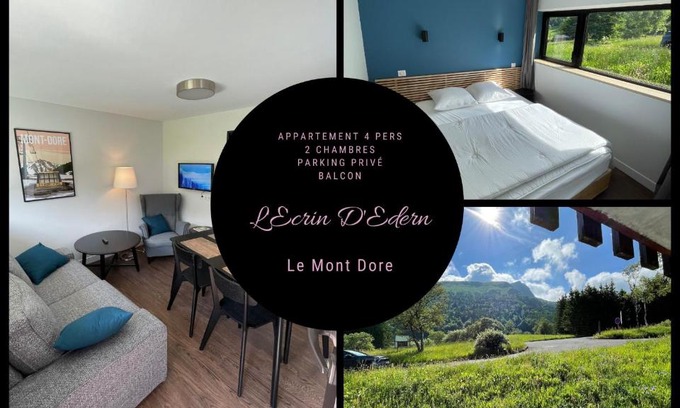 Mont-Dore Apartment | L'Ecrin d'Edern 4pers Mont Dore