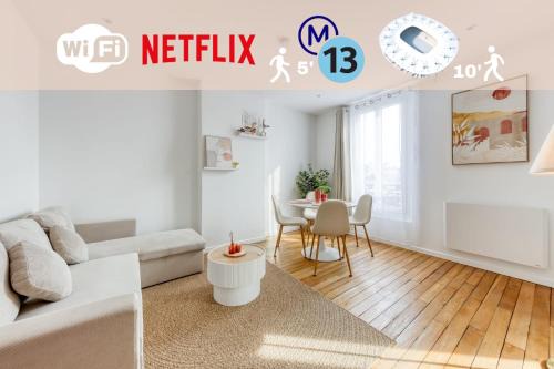 Saint-Denis Apartment | L'Eden - Porte de Paris - 10 min Stade de France