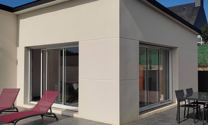 Pleherel-Plage-Vieux-Bourg House | "l'emeraude 2" Maison Neuve 2/4 Pers, Plain-pied, Wifi, Plage à 10 min à Pieds