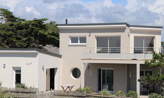 Manche House | "l'escale" Belle Maison Avec Nombreuses Vues mer à 20 Mètres de la Plage
