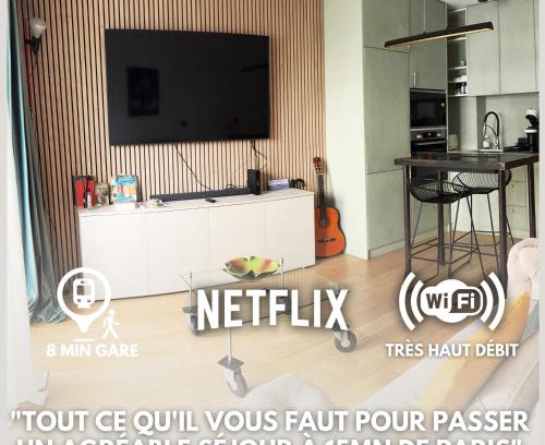 Clamart Apartment | L'Etoilé - 15mn from Montparnasse - Near Paris