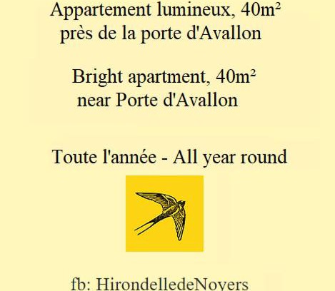 Noyers-sur-Serein Apartment | l'Hirondelle sur la Porte