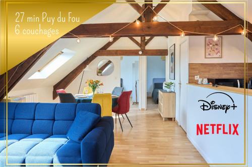 Cholet Apartment | L'Infini Choletais - Netflix et Climatisation