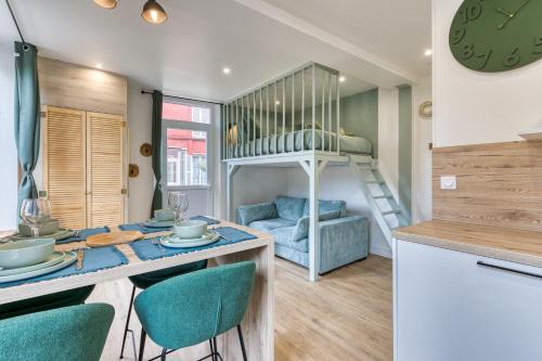 Fecamp Apartment | L'olivier Studio Lumineux avec agréable terrasse