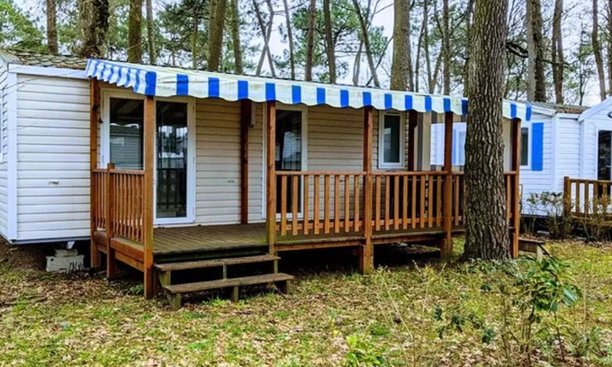 Saint-Hilaire-de-Riez House | L'Orée des Pins Residential Estate * - Mobil home PREMIUM - 32m2 - 2 bedrooms + terrace 4 to 5 people - 4 pers. included in the tariff