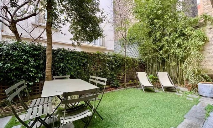 15th Arrondissement Apartment | "La Belle Époque: A Glamorous 1930s Art Deco Mansion with garden &Summer Lounge"
