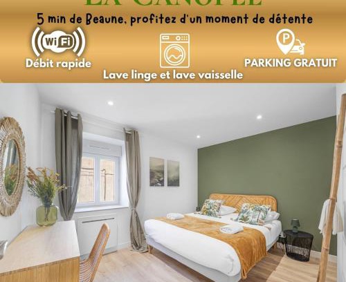 Ladoix-Serrigny Apartment | La Canopée NATURE & ESPRIT CHIC Neuf et Parking facile