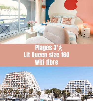 Le Couchant Apartment | La Casita - Studio Confort avec Terrasse - Emplacement parfait - La Grande Motte, Montpellier