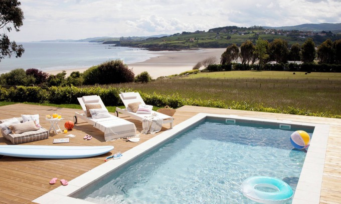 San Vicente de la Barquera Villa | La Gaviota Oyambre Cantabria, Villa in Oyambre Beach. near Comillas