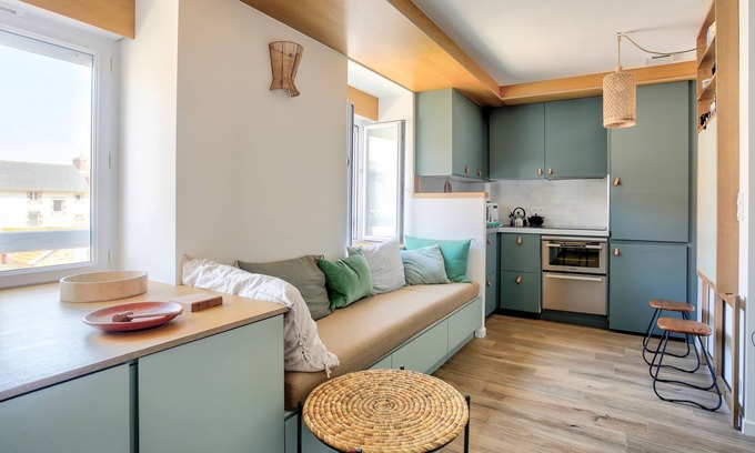 Pleneuf-Val-Andre Apartment | La Florette - Studio avec vue mer