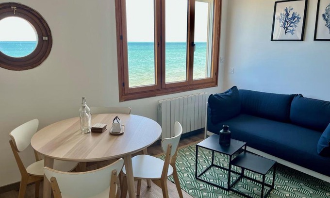 Langrune-sur-Mer Apartment | La Galonière Noire, appartement vue mer