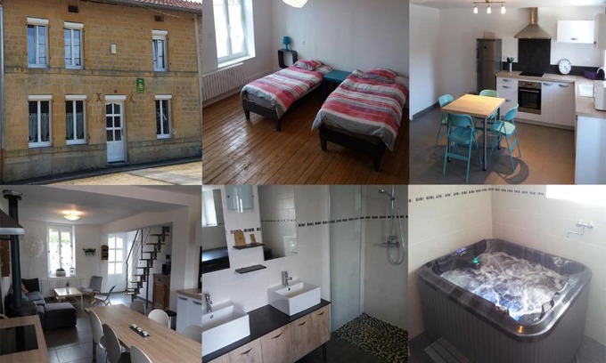 Boult-aux-Bois House | La Héronnière - Gîte 10 places avec Spa