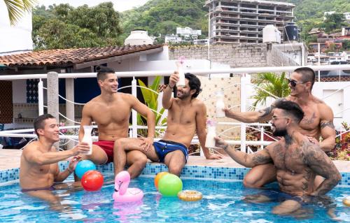 Emiliano Zapata Hotel | La Iguana Vallarta LGBT ADULTS ONLY - Romantic Zone - Party Clubbing Street