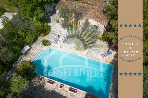 Le Tignet Villa | LA LEZARDIERE Villa for 6 By Sunset