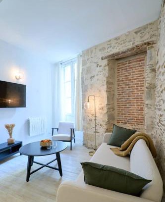 Decre-Cathedrale Apartment | La loge des Carmélites Coeur de Nantes WIFI