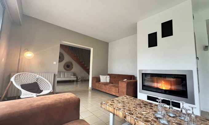 Vieux-Rouen-sur-Bresle House | La Lumineuse VUE nature, fireplace, ideal for families