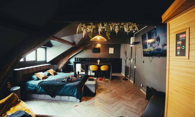 Downtown Angers Apartment | La Marble room