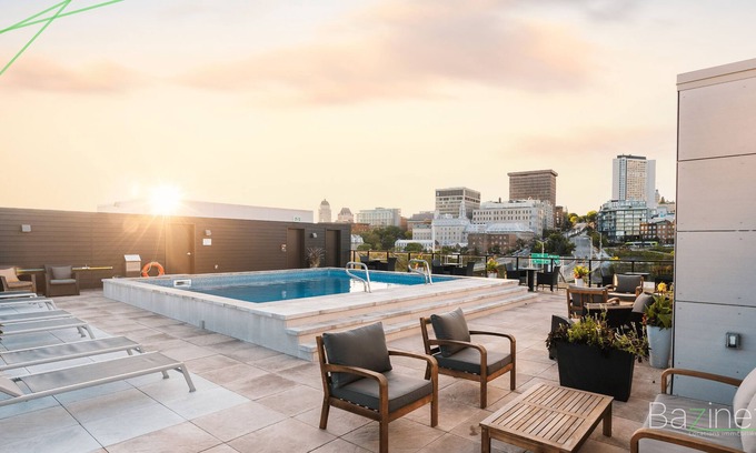 Vieux-Quebec-Cap-Blanc-colline Parlementaire Apartment | La Montmorency | BBQ & pool | Office & wifi