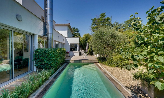 Le Bouscat Villa | La Parenthèse Bordelaise - Maison d'architecte avec piscine
