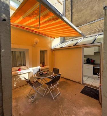 Luc-sur-Mer Apartment | La Passerelle - Terrace and balcony with sea view