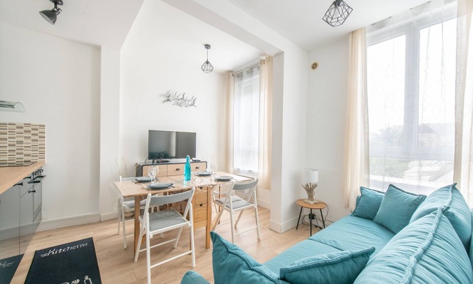 Calais Apartment | La Pause Marine - Charmant appt pour 4