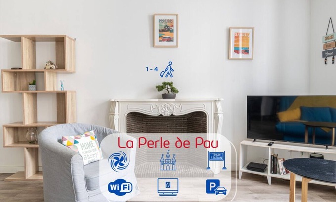 Centre Ville Apartment | La Perle de Pau, your haven of peace