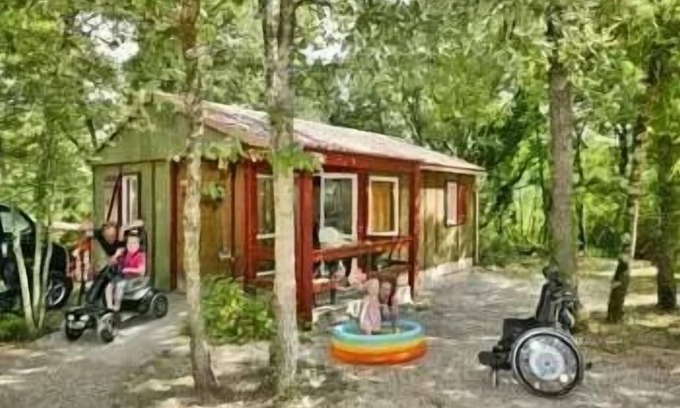 Daglan Ski Chalet | La Peyrugue Campsite * - 3-room PMR Well-being Chalet 5 people
