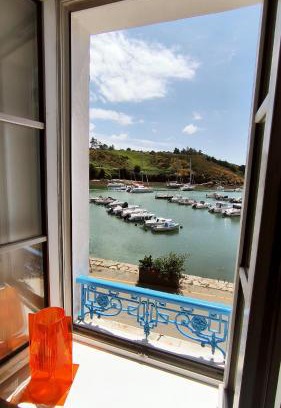 Sauzon Apartment | La Reine de Guerveur - Petit balcon vue mer