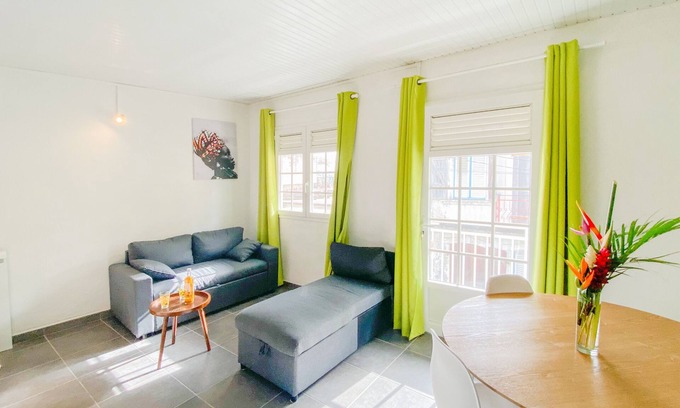 Saint-Pierre Apartment | La Santa Clara - Studio climatisé