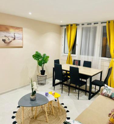 Beauvais Apartment | La saveur Tropicale-Proche centre ville-Aéroport