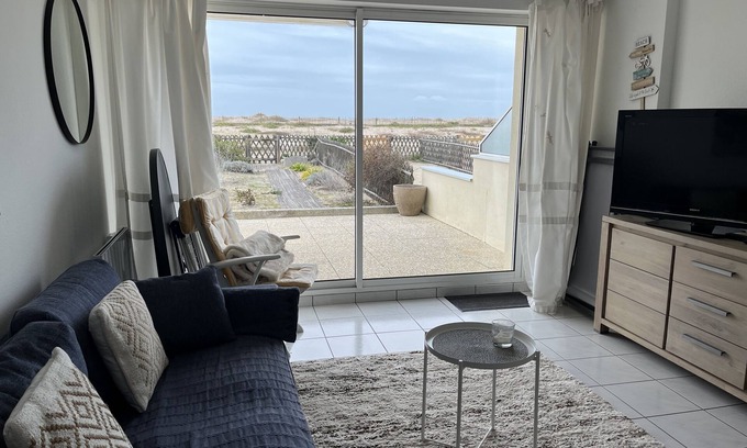 La Turballe Apartment | La Turballe - Appartement sur la dune face mer